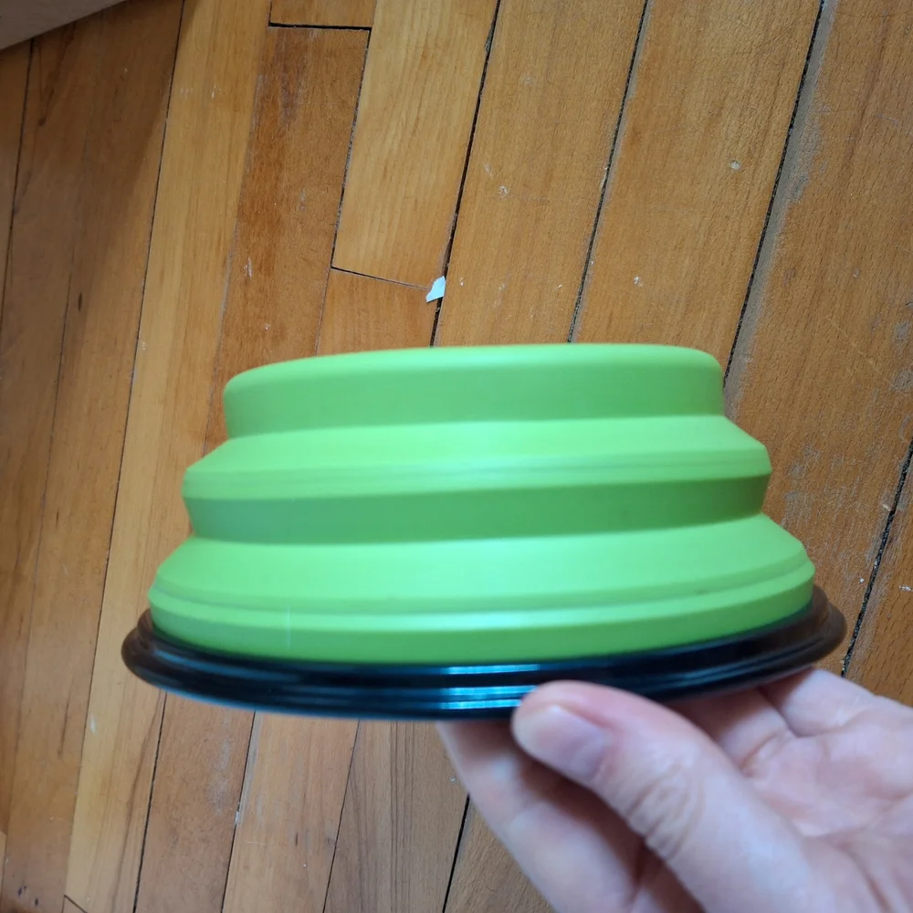 Green Silicone Kids Bath Brush